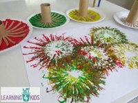 Learning4Kids Cardboard Tube Wall Art